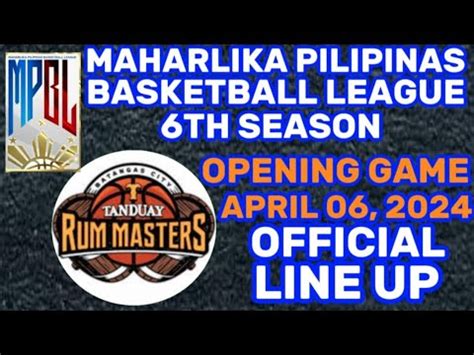 mpbl standings|2024 MPBL 6th Season .